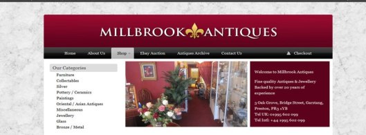 Website - Millbrook Antiques | 01995 602099 